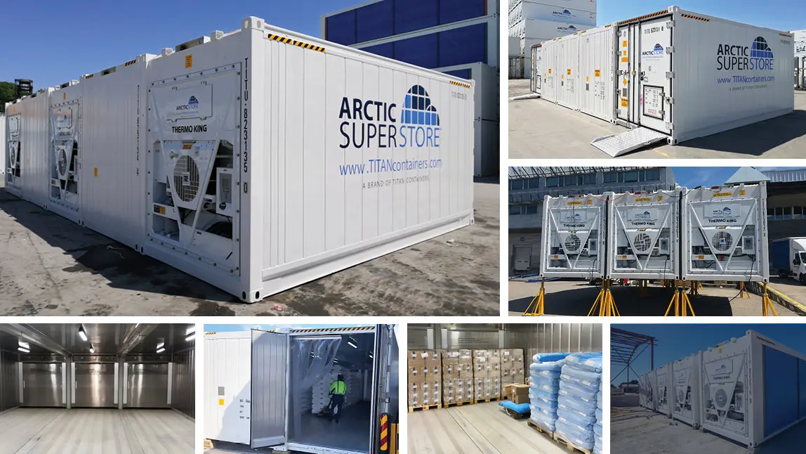 20ft Arctic SuperStore – Cámaras frigoríficas modulares en alquiler en España