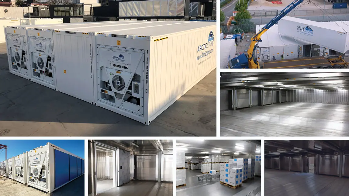 40ft Arctic SuperStore – Cámaras frigoríficas modulares en alquiler en España