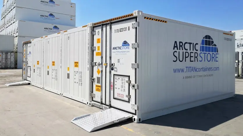 Alquiler de contenedores frigoríficos modulares Arctic SuperStore