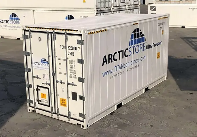 Alquiler de cámaras frigoríficas Arctic UltraFreezer con temperaturas ultrabajas