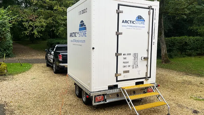 ArcticMini Portable Cold Storage - Mobile Trailer Refrigerated Unit for Hire_4