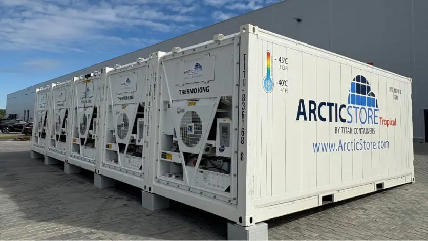 ArcticStore Almacenamiento Frigorífico - Contenedores frigoríficos en alquiler