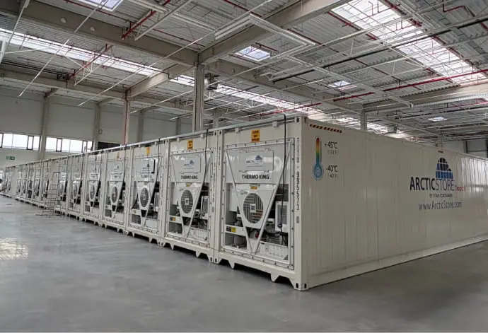 ArcticStore Tropical - Soluciones de contenedores de almacenamiento frigorífico