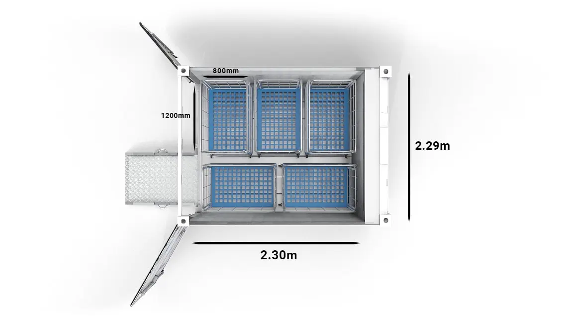 ArcticStore_10ft_Trolley_Top_Dimensions