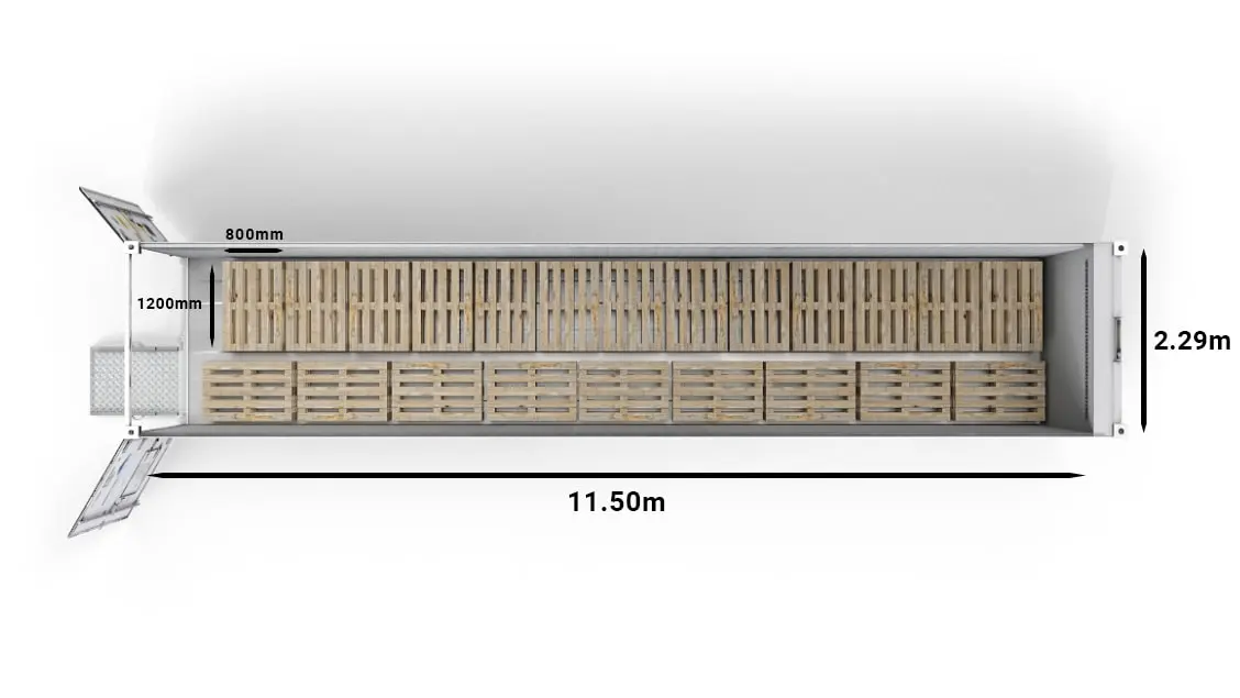 ArcticStore_40ft_Pallets-Euro_Top_Dimensions