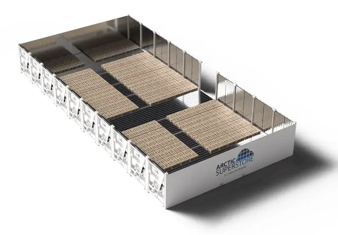 Almacenamiento en frío modular