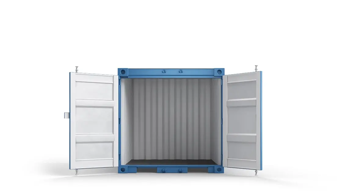 Storage_Container_For_Hire_6ft_Front_Open.Door