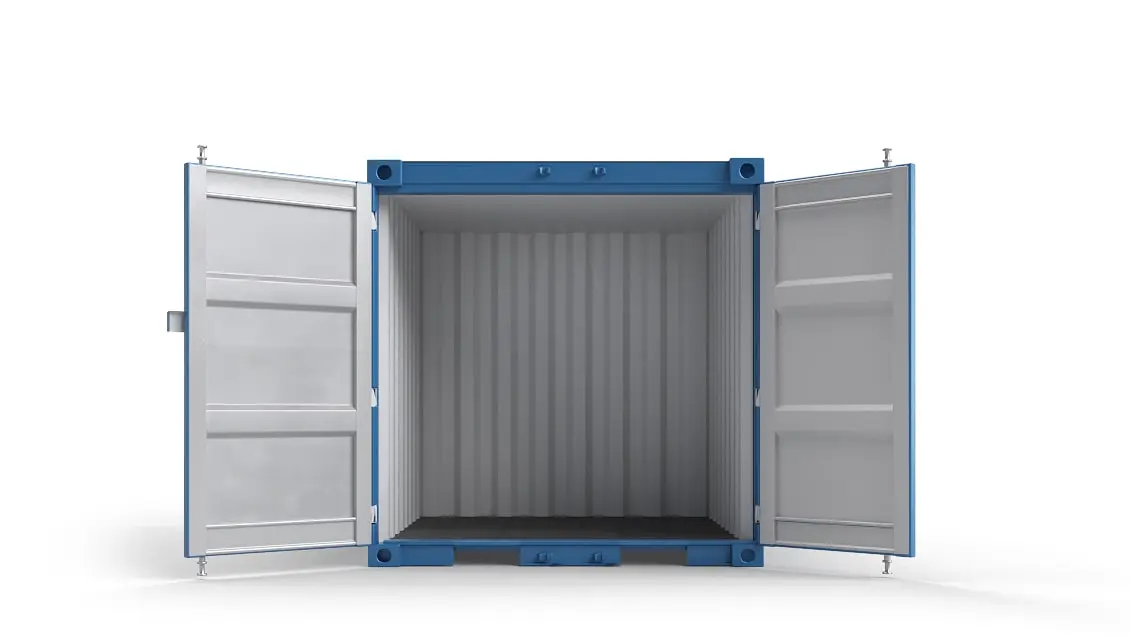 Storage_Container_For_Hire_8ft_Front_Open.Door