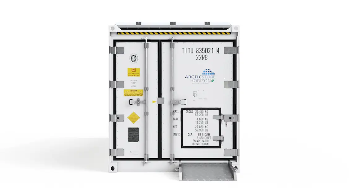 40ft ArcticStore Horizon Contenedor Refrigerado Sostenible