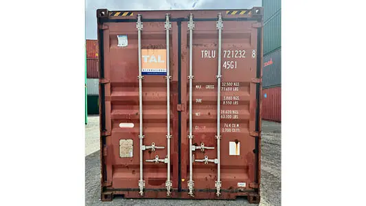 Contenedores high cube de 40 pies