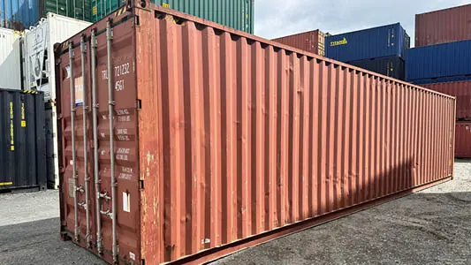 Contenedores high cube de 40 pies