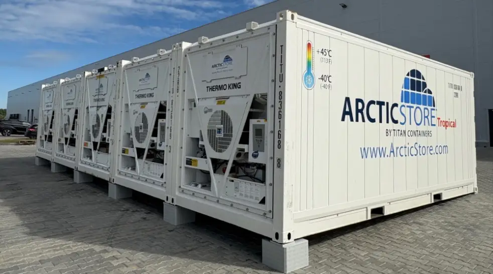 Alquiler de contenedores ArcticStore: contenedores refrigerados