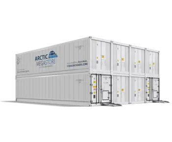 Cámara frigorífica de doble altura y espacio abierto Arctic MegaStore