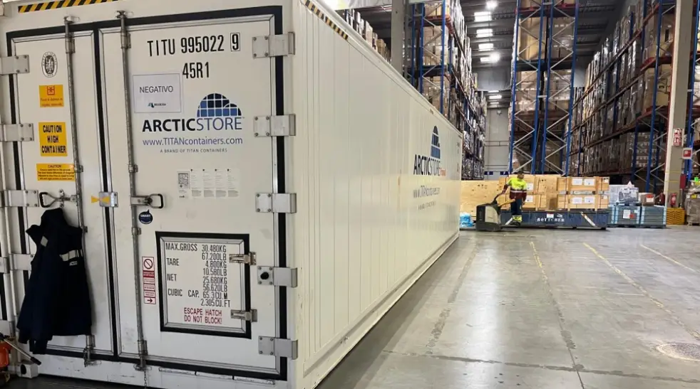 Logística de cadena de frío de Arctic Superstore